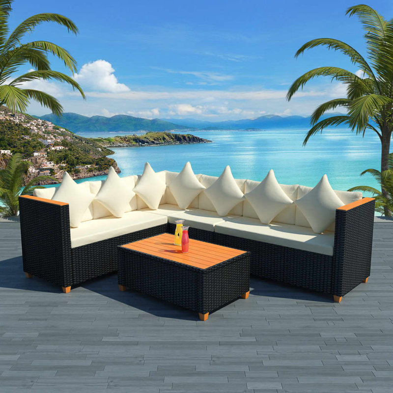 Stretford Sectional Seating Group with Cushions