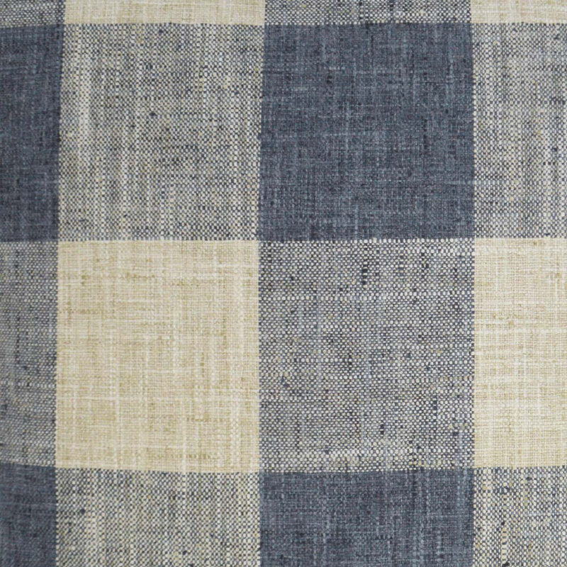 Check Please Pillow Cover & Insert, Blue, Square 22"