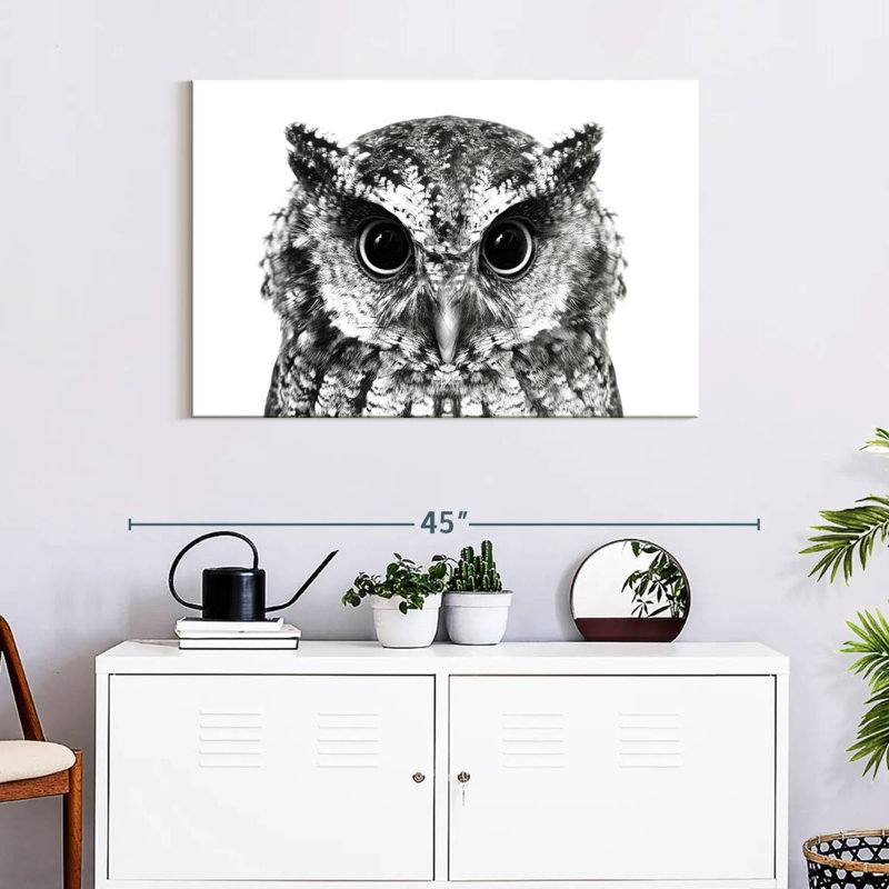 Bewitching Owl, 24" H x 36" W