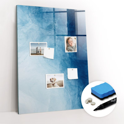 Magnetic Glass Photo Memo Board