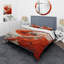 Ensemble de housse de couette Red Spiral Chaos Unleashed - Abstract Collages-101240440