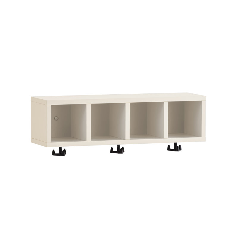 Claverton 2 Piece Accent Shelf with Hooks