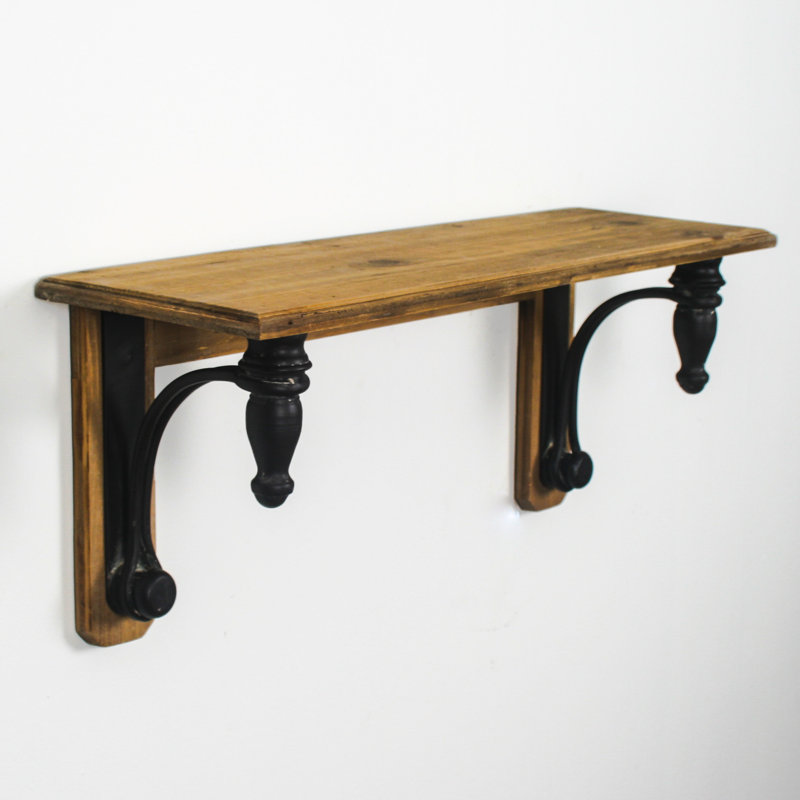 Nia Plywood Solid Wood Accent Shelf