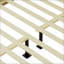 Lit plateforme en bois massif avec rotin-1311536666