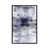 Toile avec cadre flottant argent