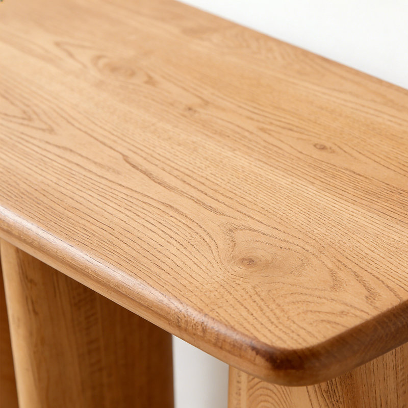 Console Retro Minimalist Art, H 33,46 po x l 70,87 po x P 13,78 po, Bois naturel