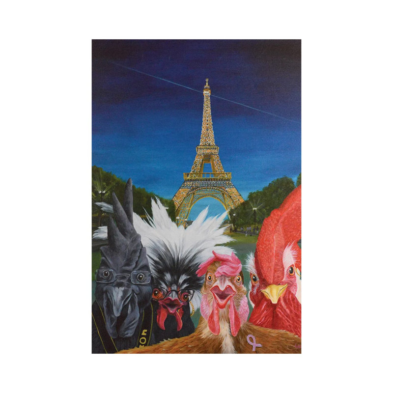 Vacation In Paris by Laura Curtin - Wrapped Canvas Print, 20.32 cm H x 30.48 cm W