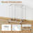 180L Large Laundry Hamper with Wheels, Rolling Laundry Basket with Metal Frame and Removable Bag Design, Dirty Clothes Laundry Cart for Bathroom, Dorm Room, Laundry Room, White-975448236
