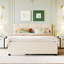 Lit tapissier avec couchette Kenn Linen-1723453869-1723453866