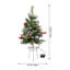 2.36' H Lighted Artificial Christmas Tree