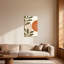 Abstrait, abstrait, feuilles, rayures, cercle, pois, art-1150383478