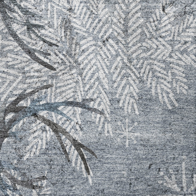 Premium Machine Washable Dream Shag ADS213 Christmas Reindeer Rug, 3' x 5'