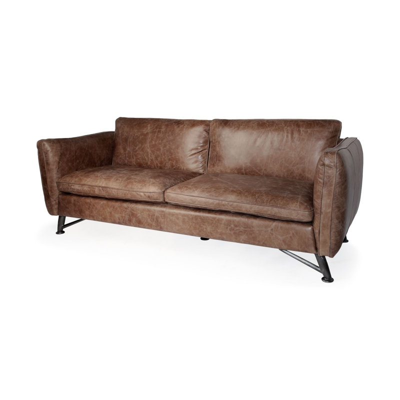 Maag 83.50'' Leather Sofa