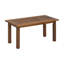 Light Wood Outdoor Side Table in Teak Oil for Porch
