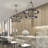 Easterwood 15 - Light Steel Dimmable Chandelier