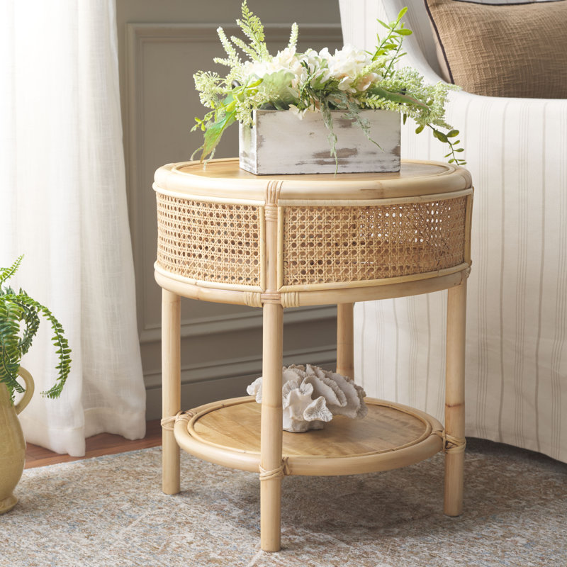 Cynequa round side table