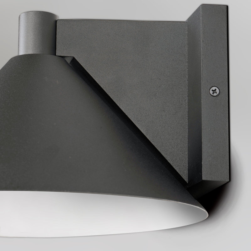Chauncey LED Wall Light, Black, 8