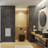 5-Piece Matte Brass All-In-One Bathroom Hardware Set-72161402