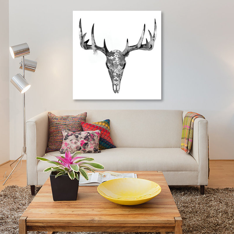 « botanic mount i », impression sur toile, H 12 po x l 12 po x P 1,5 po, Toile tendue, Pas de tapis