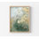 Vert et or, reproduction d'art abstrait, art mural, art mural, art mural, art mural surdimensionné