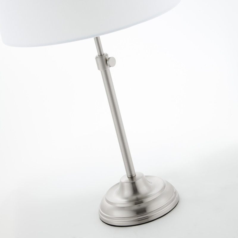 Allexis Metal Table Lamp, Brushed Nickel
