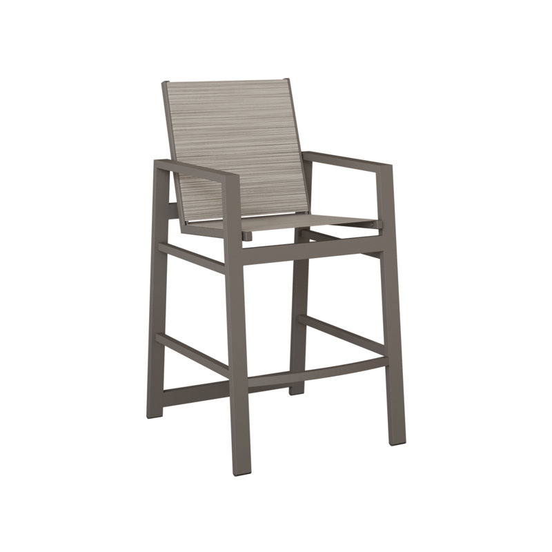 Berlin Gardens Vida Slings Bar Chair, Kozo Fossil, Graphite