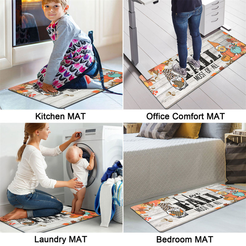 Ensemble de tapis anti-fatigue 2 pièces Dubhgal