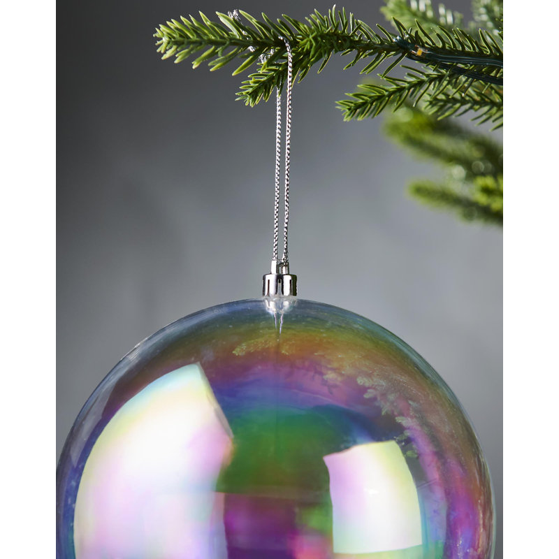 15cm Clear Plastic / Acrylic Bauble