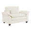 Chaise d'appoint rembourrée très large (ensemble de 2)-1139892018