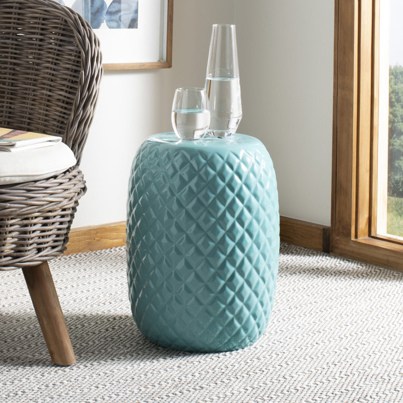 Tabouret de jardin Ceramic, Bleu pâle