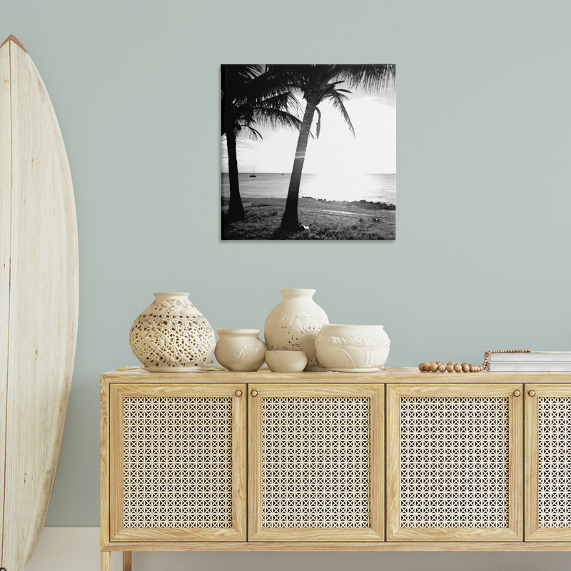«Palm Tree Silhouettes» par Susan Bryant, H 30 po x l 30 po