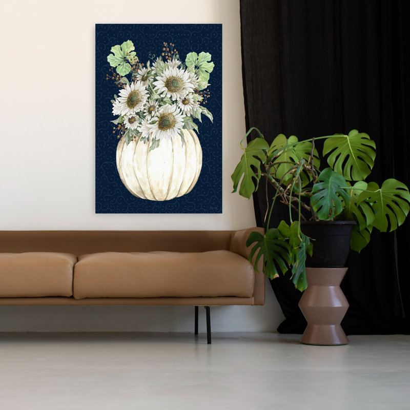 Tournesols sur art abstrait abstrait tournesol, H 48 po x l 32 po