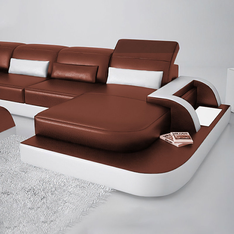 Rhyleigh Upholstered U-Shaped Sectional, Right Hand Facing