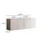 Modern 62.98-inch Combination Cabinet With Push-to-open Doors And Interior Shelving (Set of 2)