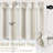 Akhill Striped Linen Tailored 52'' W Window Valance in-1155729444-1155729447
