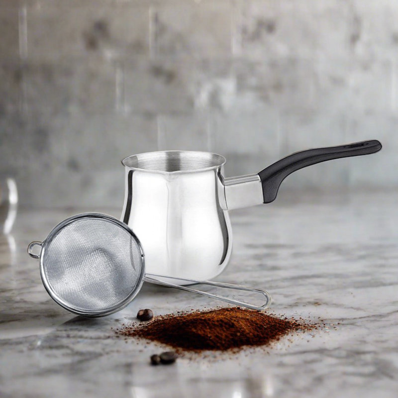 Ensemble de poêles et crépines en maille fine Cuisinox Chai Masala