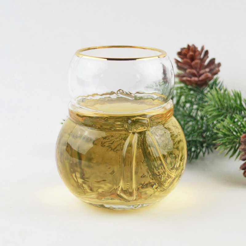 Bonhomme de neige en verre