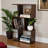 Iridescence Display Bookcase in Gray & Brown Finish, 40.02" H X 23.44" W X 9.28" D
