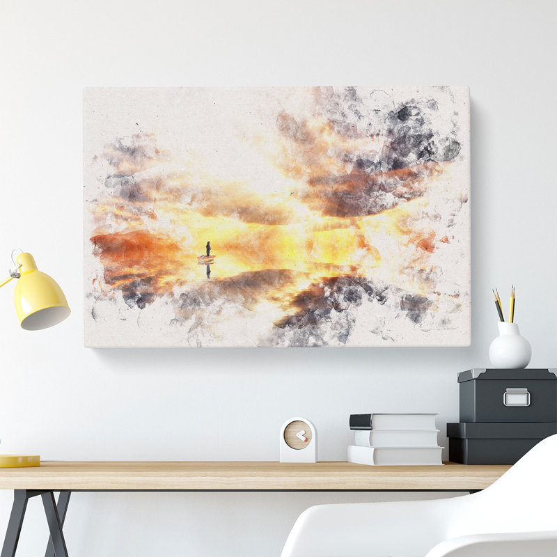 Fishing Boat - Wrapped Canvas Print, 60cm H x 91cm W x 3cm D