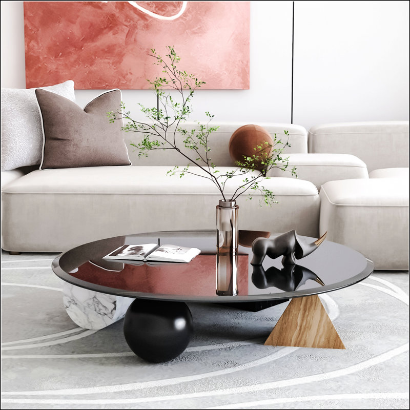 36" Inch Round Tempered Glass Table Top