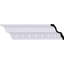 Moulure couronnée Jackson H 3 3/8 po x P 3 1/4 po x P 5 po x L 94 1/2 po