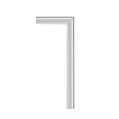 2.375'' H x 78'' W x 0.875'' D Plastic Chair Rail