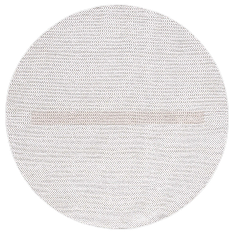 Madaline Flat Weave Wool Rug, Round 6'