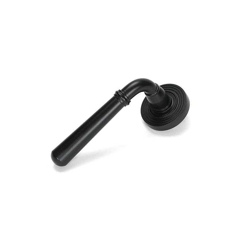 Newbury Interior Mortise Door Handle, Matt Black