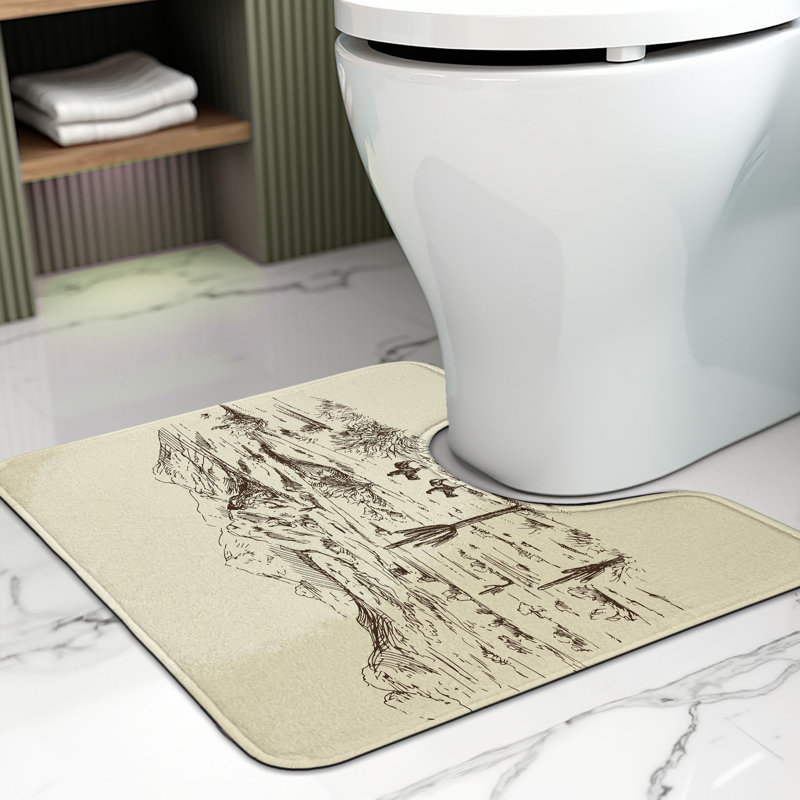Tapis de salle de bain en U 20 po American
