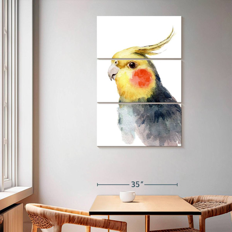Brampt Cute Parakeet, 65" H x 42" W