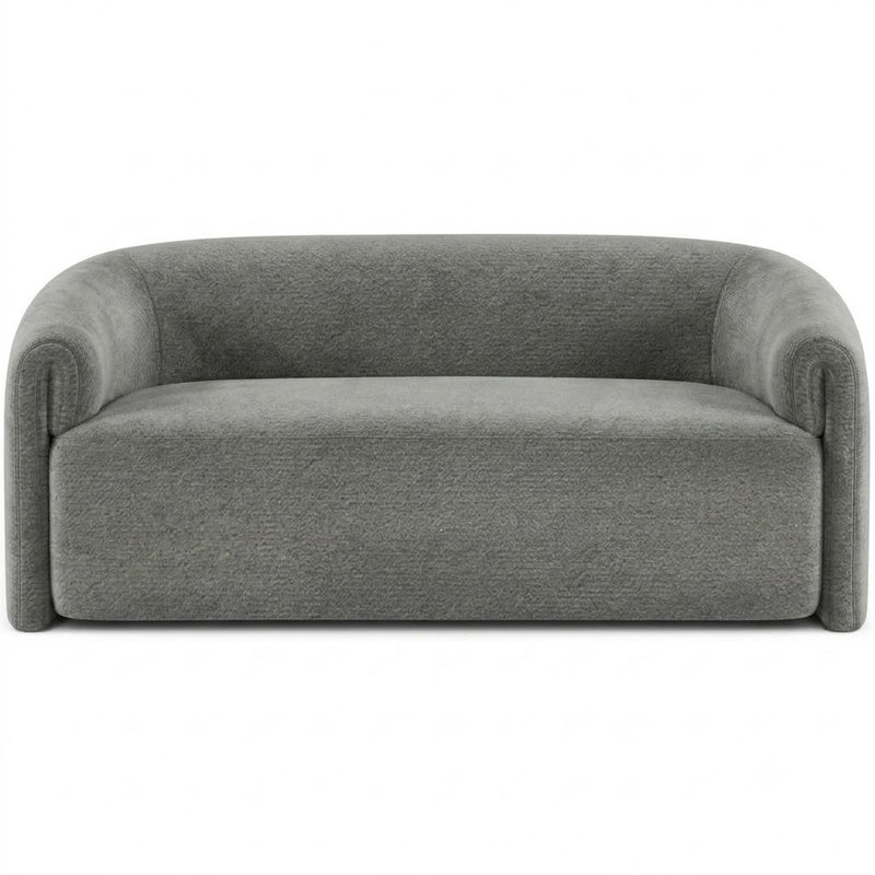 Solid Velvet | Velluto Fabric, Charcoal