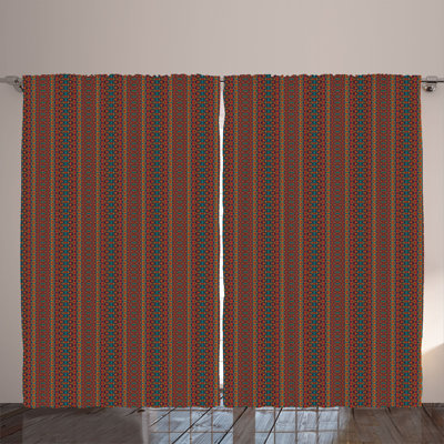 Rustic Curtain, Indigenous Folklore, Multi -coloured