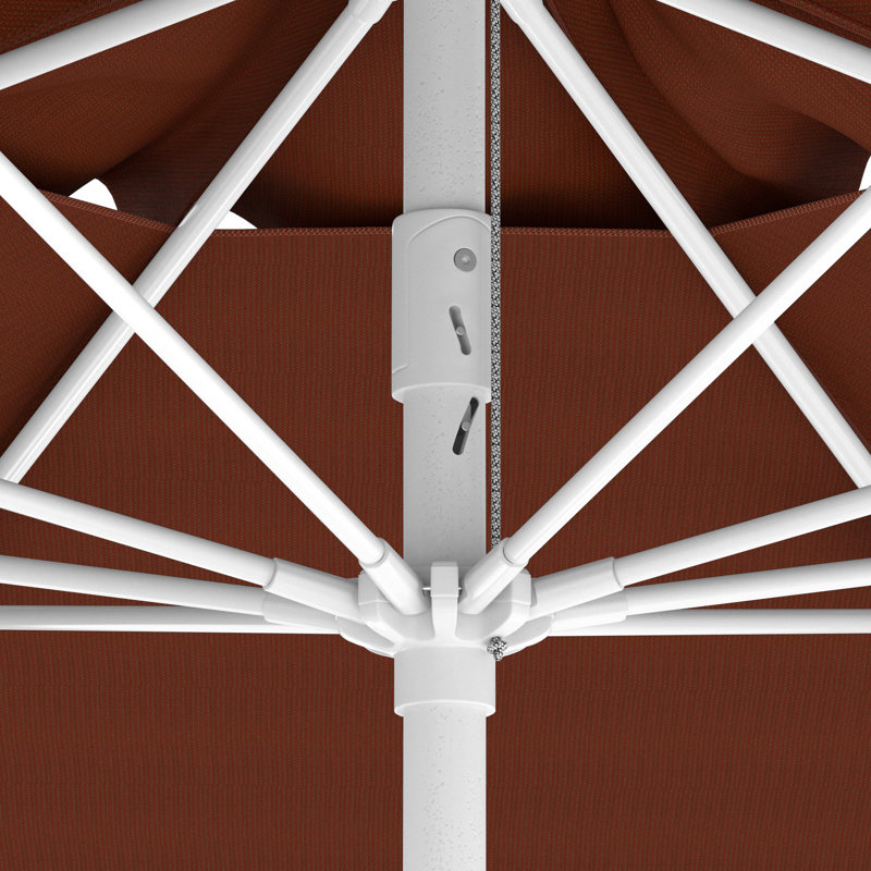 Parasol en aluminium 9 po, Rouge