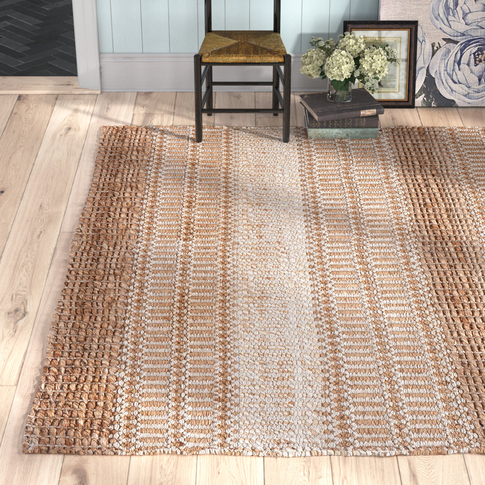 Laurel Foundry Modern Farmhouse Sorrell Geometric Flatweave Ivory